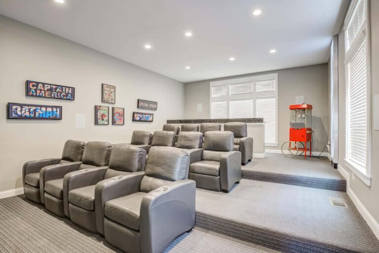 Enjoy a nice movie in our movie theater at our apartments in Worthington.