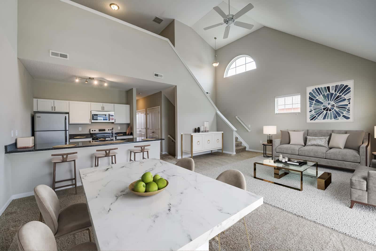 Our two story floor plan perfect for any lifestyle at our apartments in Linworth.